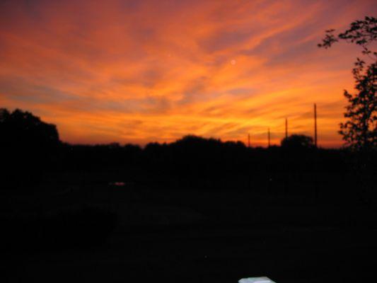 Evening view from the clubhouse