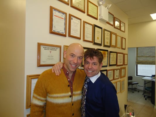 Dr. Picone with patient Bob Richter star of the new show Market Warriors on PBS!