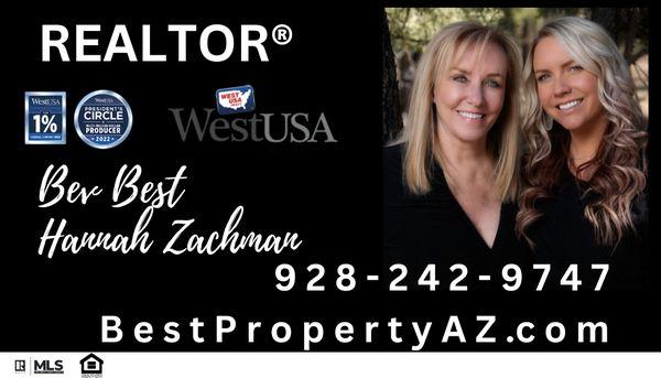 Bev Best & Hannah Zachman with West USA Realty