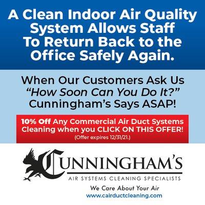 Cunningham's Air Systems Cleaning Specialists