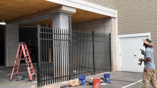 8ft Aluminum Hotel Parking Garage Security Fence 
(Commercial)