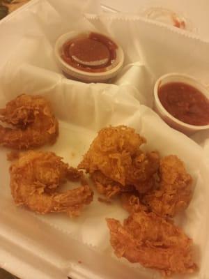 Deep fried shrimp