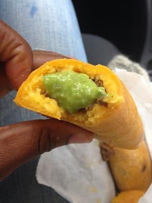 Beef empanadas with guacamole !!! Yummy