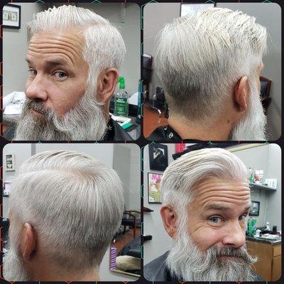 Men's cut and beard trim.