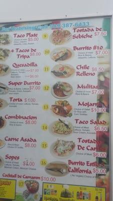 They don't know how to spell in Spanish. Their food is horrible and customer service really bad