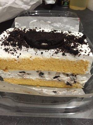 Cookies n Cream slice