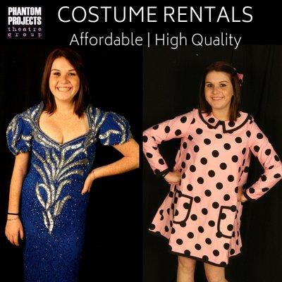 We rent out high-quality costumes at affordable prices to organizations and individuals!
 
 https://phantomprojects.com/pricing/