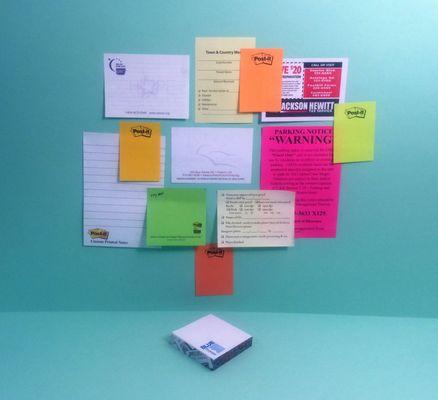 We do custom Post-It notes