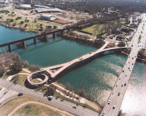 Lamar bridge in Austin, TX