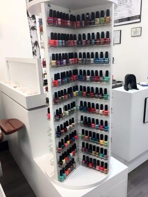 CND Creative Play Polish Collection in our Salon ready for your visit.