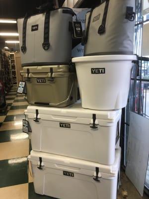 5/27/16. Friday. First week of Summer. Yeti coolers stacked high!