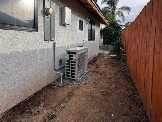 mini-split air conditioner installation