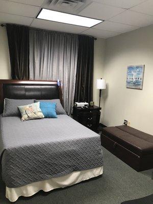 Family friendly sleep room at ISC