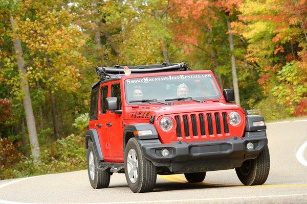 This is us on the Tail of the Dragon THOROUGHLY enjoying our SMJR Adventure!