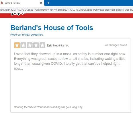 Berland's House of Tools