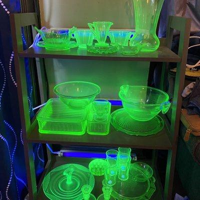 Some uranium glass I picked up