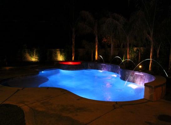 Beautiful concrete acrylic pool resurfacing.