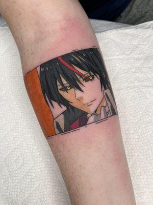 Anime tattoo by Meg