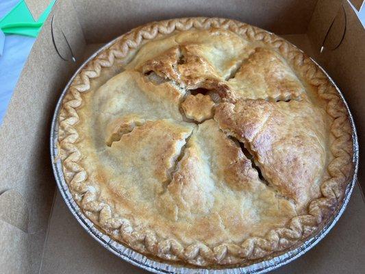 Their apple pie is so fresh and the crust is so flaky.