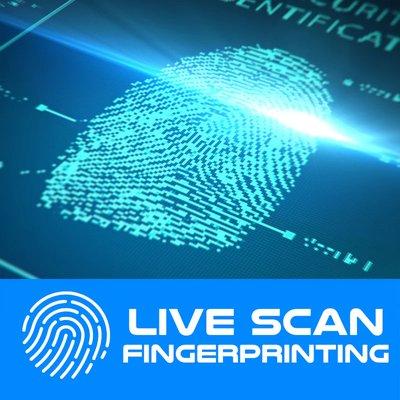 Live scan fingerprinting for quick background checks