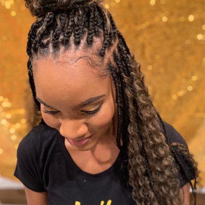 Bohemian Box Braids