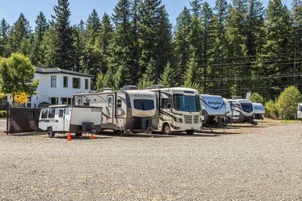 Uncovered RV Parking in Maple Valley, WA