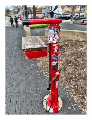 Bike Repair Station @ Rocket Baby Bakery Wauwatosa, WI Coffee & Tea Breakfast & Brunch Pastry Breads Sandwiches. & Salads Patio.Cool!