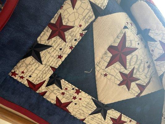 Volunteer quilters make personalized ones for each veteran