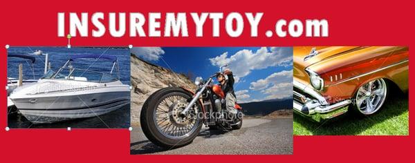 Where getting an insurance quote for your motorcycle, boat, jet ski, classic car, or snowmobile is quick and easy!