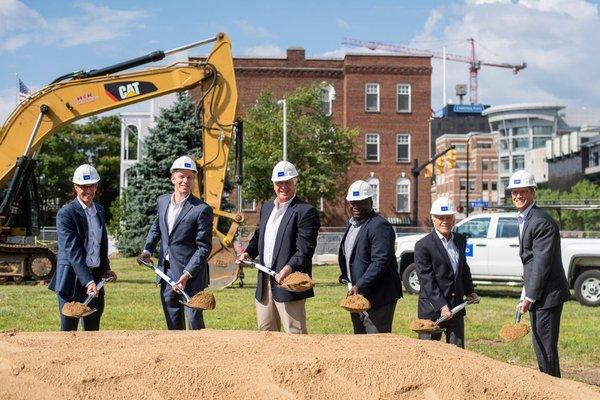 AVB & City of Kalamazoo breaking ground on new downtown Kalamazoo development, 400 Rose in 2018.