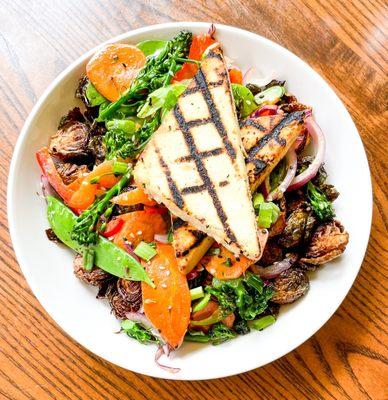 Teriyaki Bowl with Tofu & Brussel Sprouts