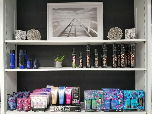 We use and sell Redken professional hair care