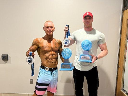 Men's Physique Open 5'10+  Men's Physique Master 45+  Open Men's Physique Overall  Masters Men's Physique Overall