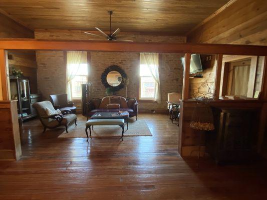 View of the sitting area across from the kitchen.