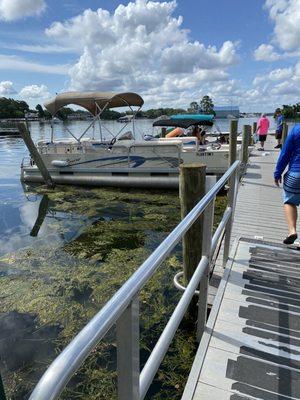 Dock to the slips