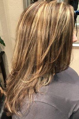 Another fabulous cut and color by Kim