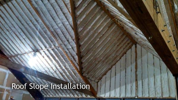 ICYNENE sprayfoam insulation installation in Cornwall NY