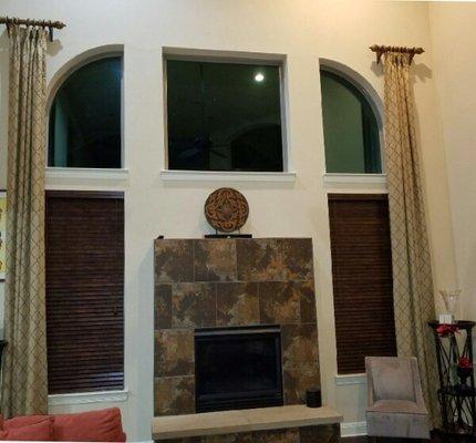 Use Decorative Panels to accent large windows