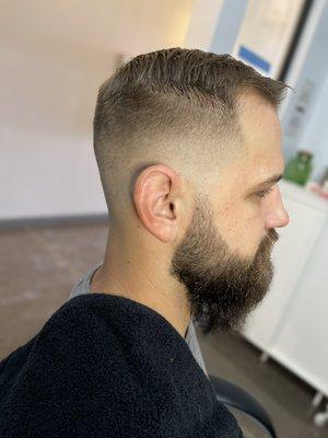 Fade and beard trim