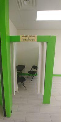 Pharmacy consultation room