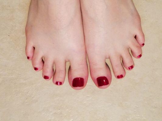 Pedicure by Bailey at River Rock Spa. GORGEOUS