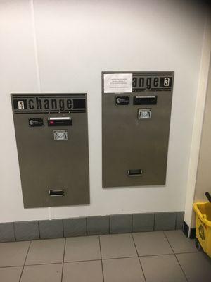 They have plenty of change machines