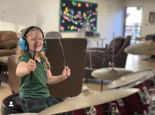 Drum lessons at St Cyril