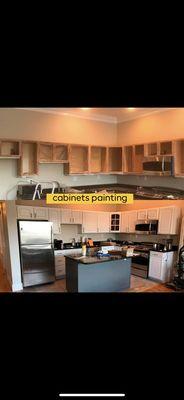 Cabinets refinishing