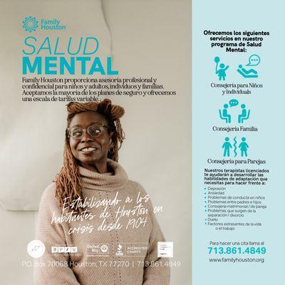 Nuestro folleto Salud Mental en español