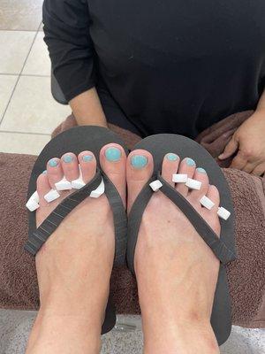 Excellent pedicure!