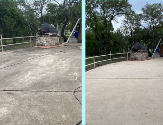 Concrete cleaning