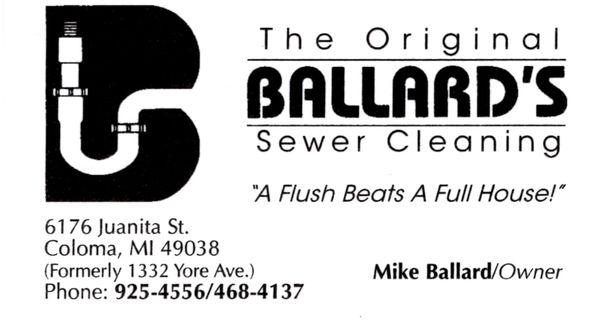 Ballard A1 Sewer Cleaning