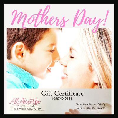 Mother's Day Spa Gifts! Give the gift of relaxation! Instant online gift certificates and many spa packages.