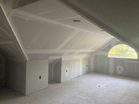 Drywall and flooring